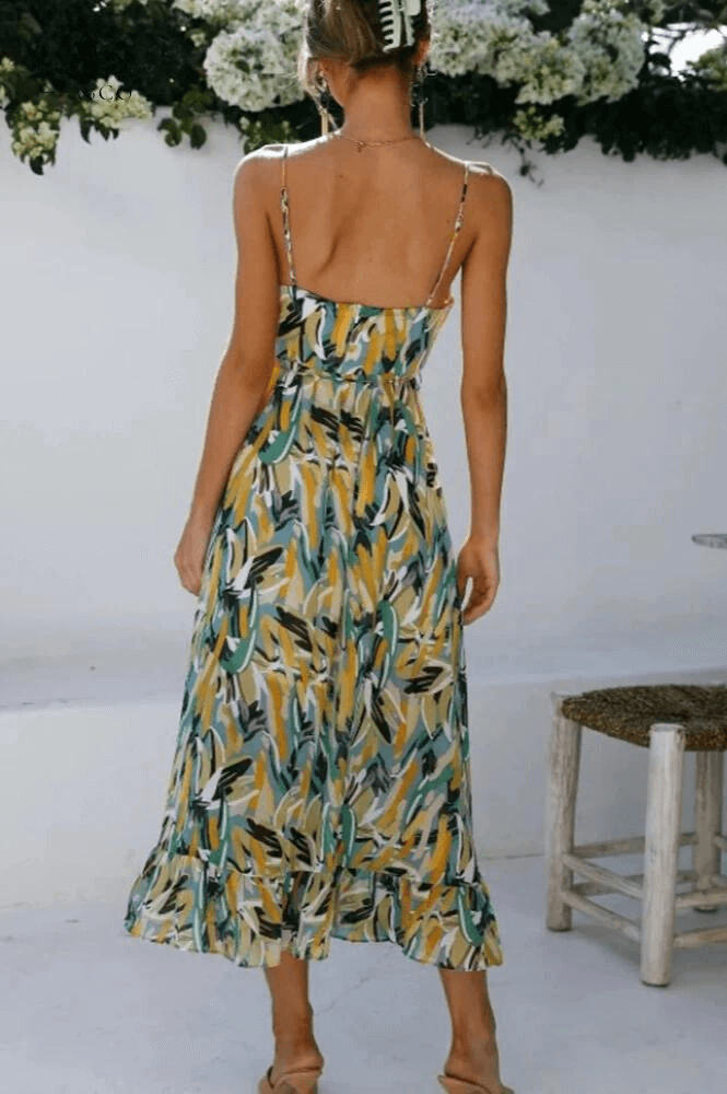Bohemian Floral Summer Dress