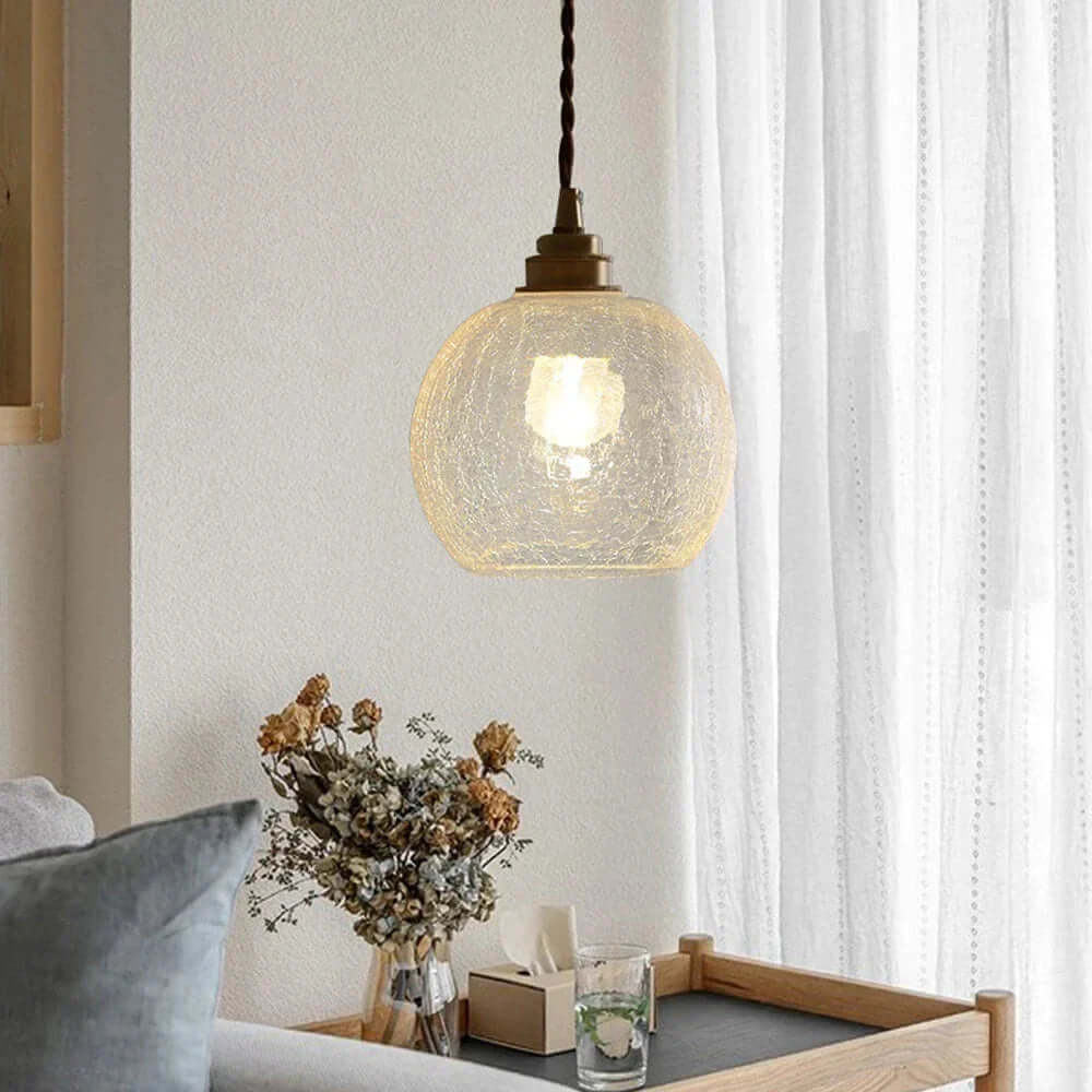 Elegant Crystal Glass Pendant Light