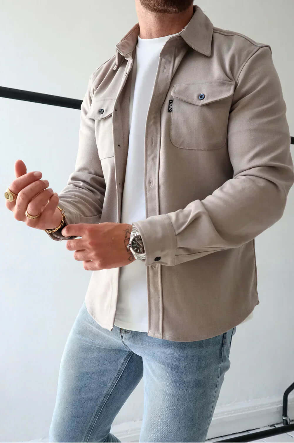 Men's Premium Overshirt - Versatile & Stylish
