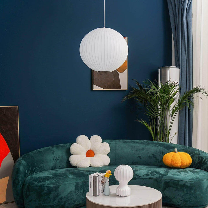 Nordic Style Pendant Lamp with Semi-Wood Finish