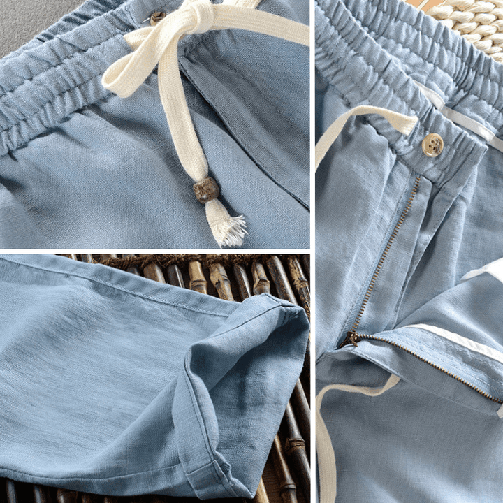 Men's Narrow-Fit Drawstring Trousers