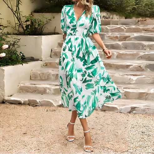 Elegant Midi Dress - Versatile Design
