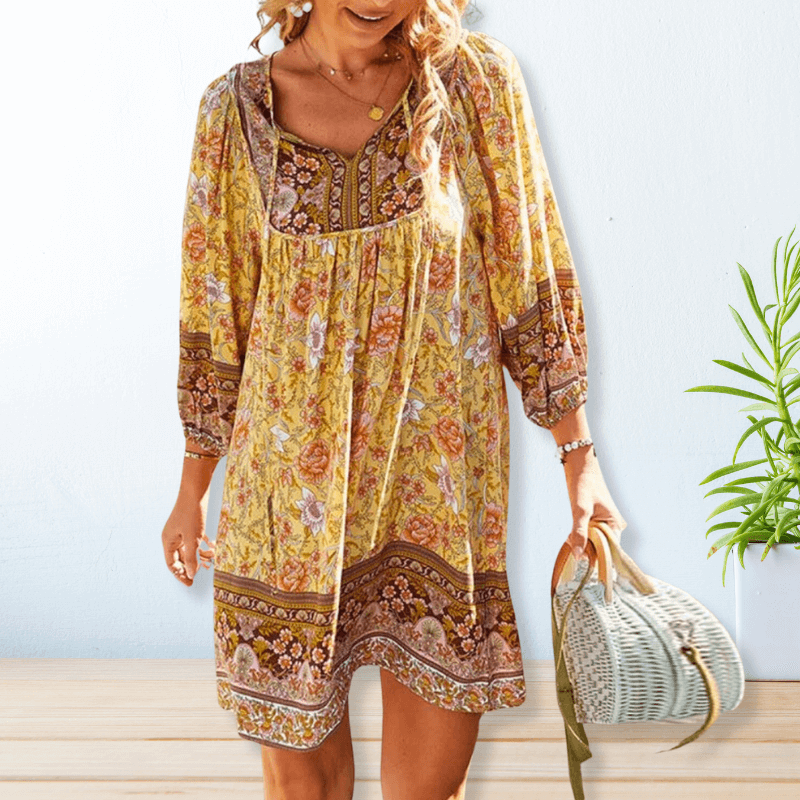 Women's Casual Bohemian Mini Dress
