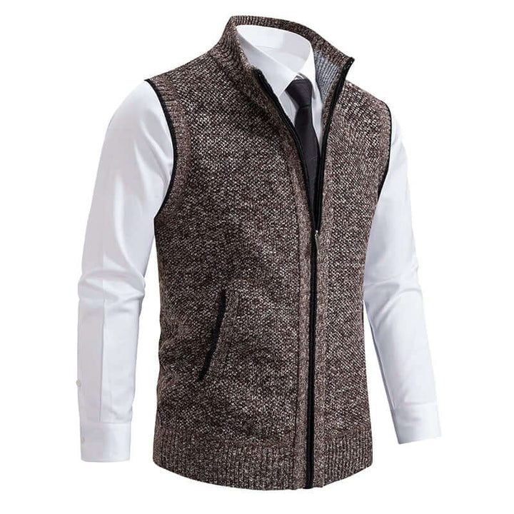 Men's Knitted Cardigan with Pockets