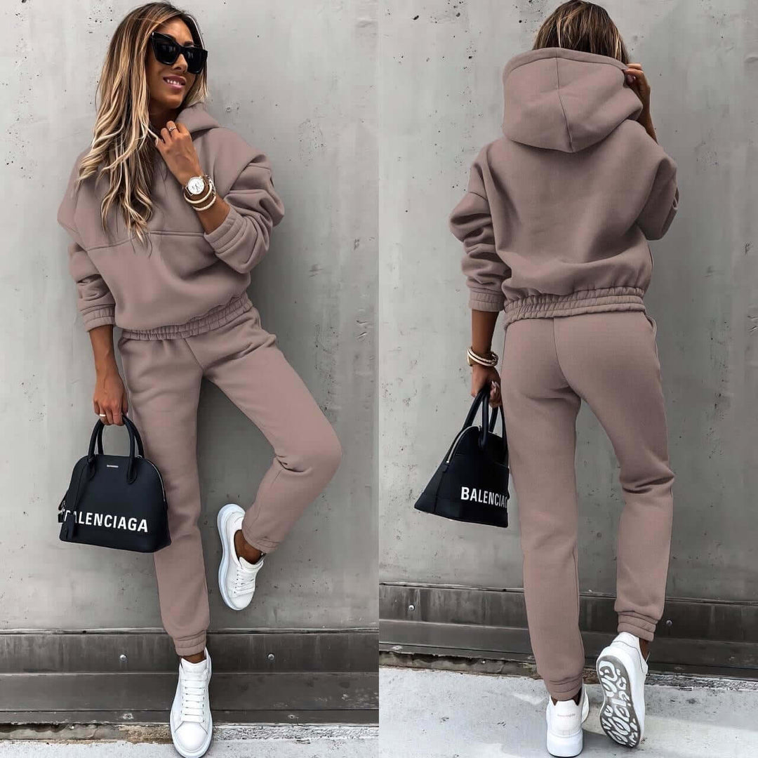 Women's Casual Hooded Tracksuit