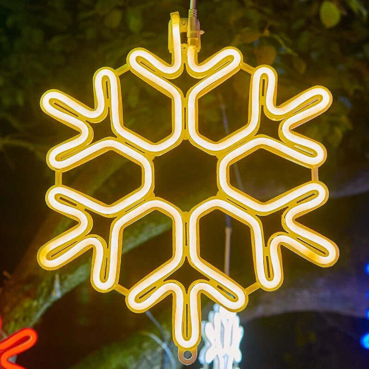 30cm LED Waterproof Snowflake Christmas Light