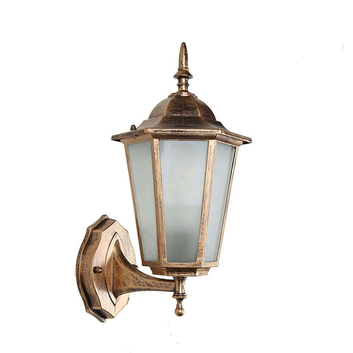 Retro Outdoor Glass Wall Light