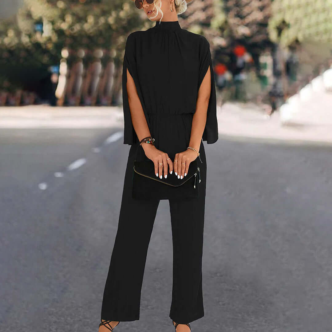 Elegant Batwing Sleeve Jumpsuit for Women
