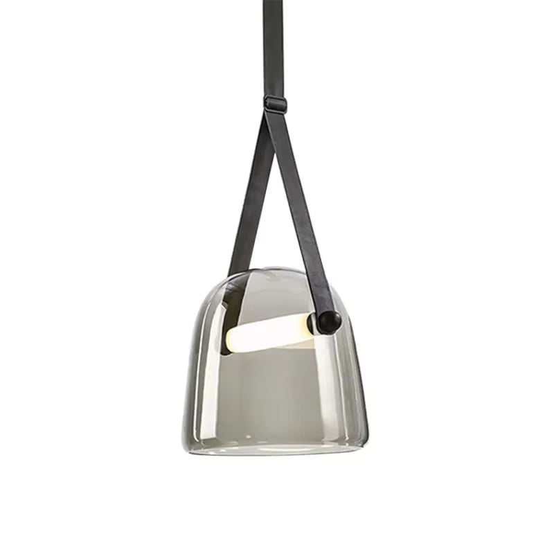 Modern Pendant Lamp with Metal Accents