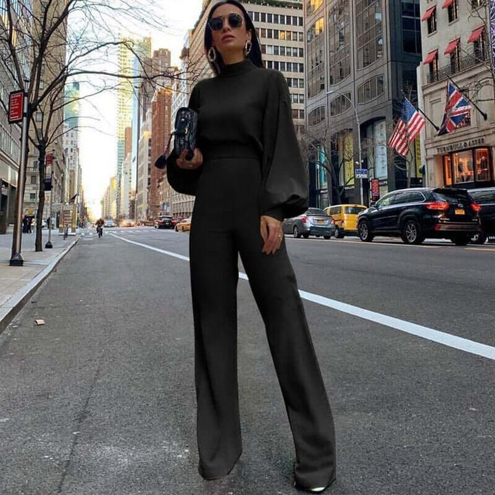 Slim Fit Long Sleeve Jumpsuit