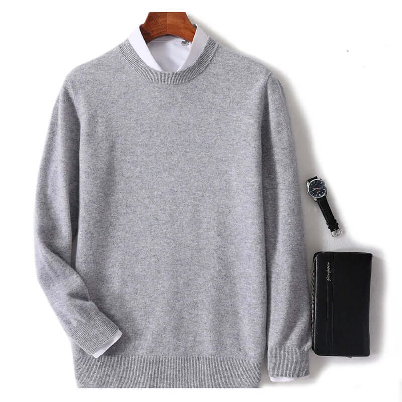 Men's Soft Knit Crew Neck Sweater