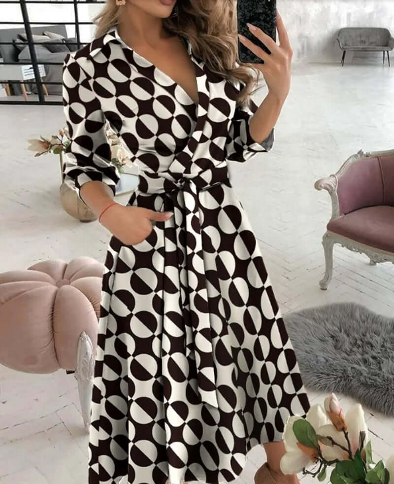 Elegant Wrap Dress for Formal Occasions