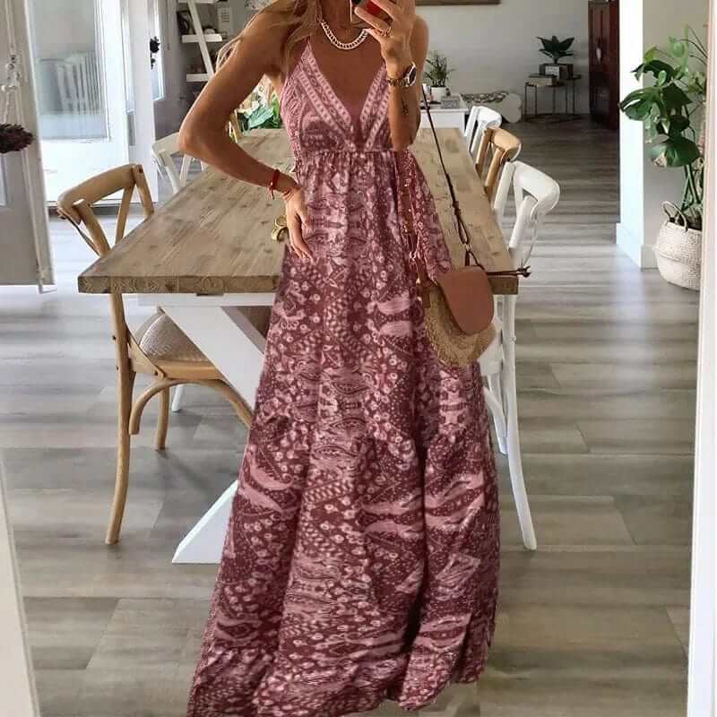 Women's Boho Maxi Dress