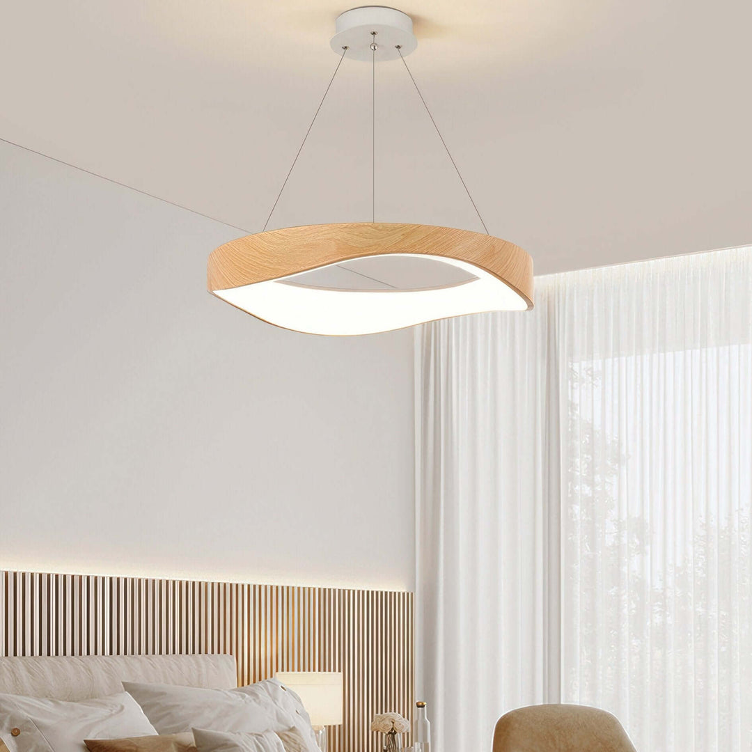 Round LED Pendant Light, Modern Ceiling Lamp, Dimmable