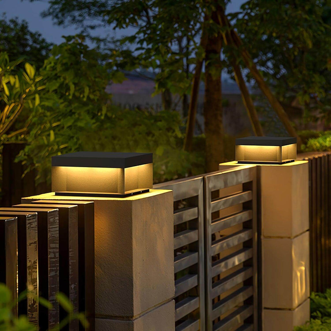 Solar Outdoor Post Light - Weatherproof IP65