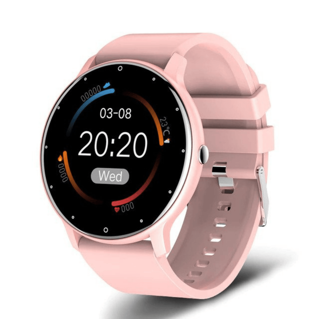 Unisex advanced smart watch with comprehensive health tracking, fitness goals, and instant notifications.