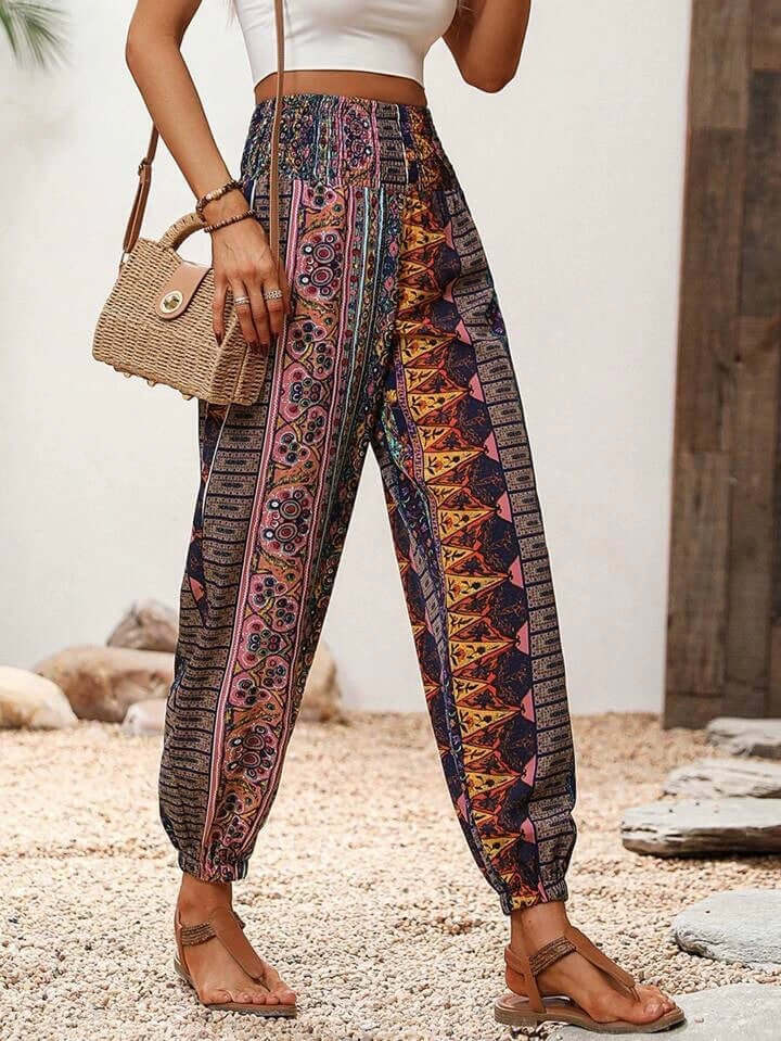 Women's Bohemian Relaxed Fit Pants