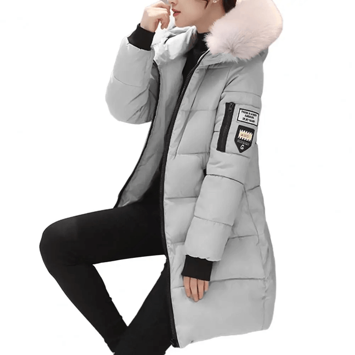 Windproof Puffer Coat for Women