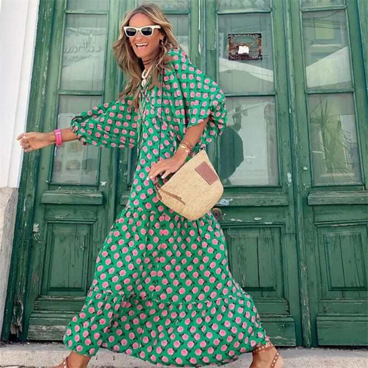 Boho Maxi Dress - Flowing Dress