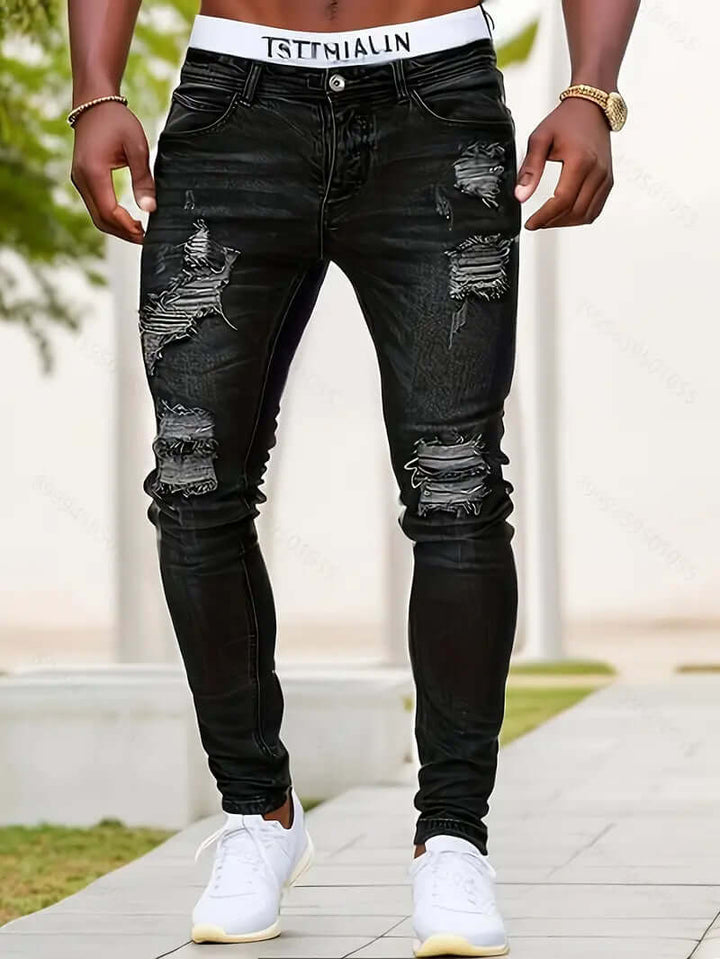 Men's Ripped Skinny Jeans