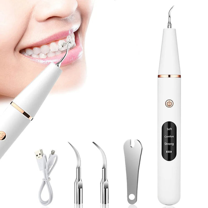 Ultrasonic Plaque Remover - Deep Teeth Cleaning Device