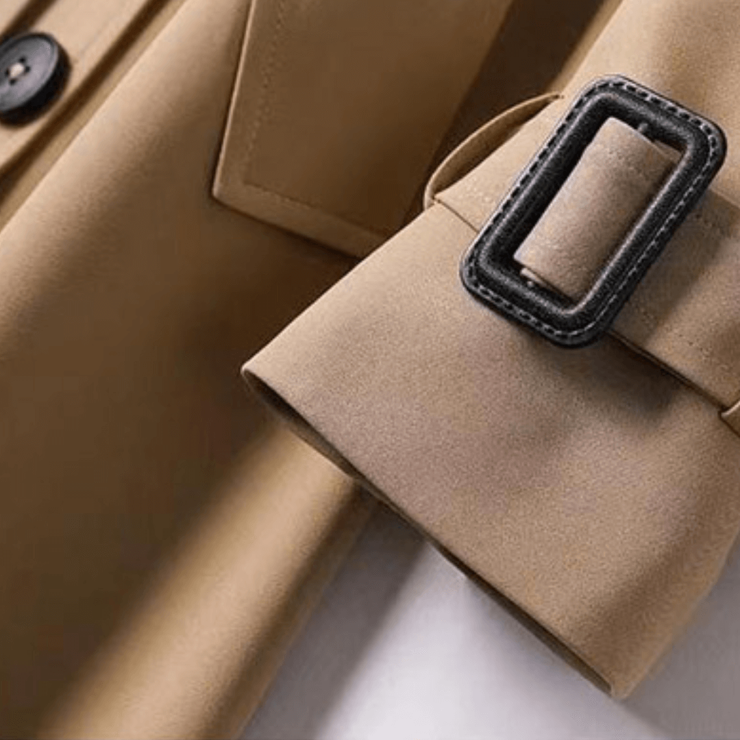 Women's Classic Double-Breasted Trench Coat