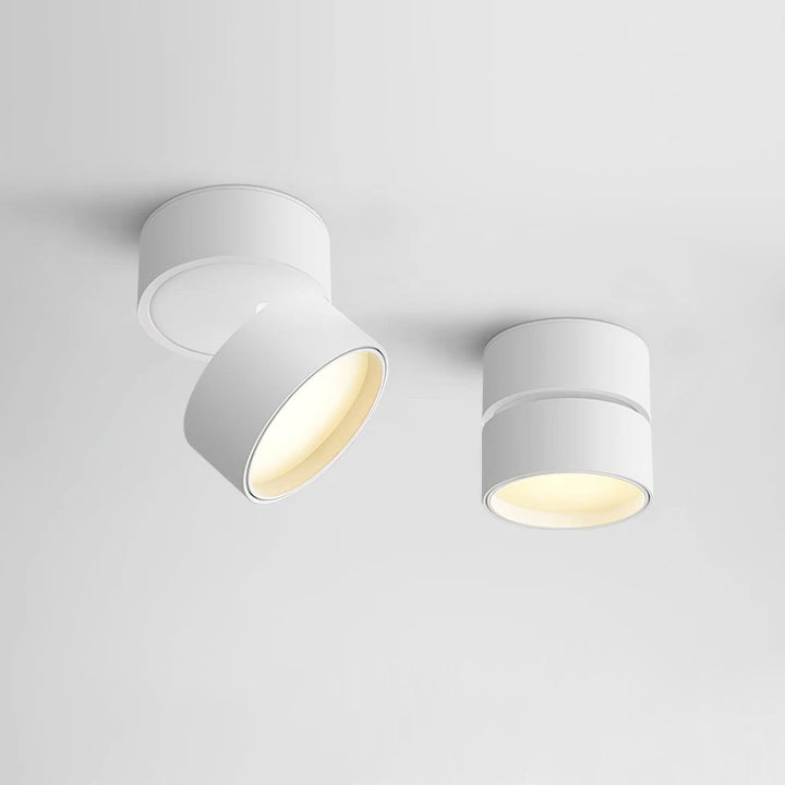 Adjustable LED Ceiling Spotlight Fixture, Warm White, 10cm