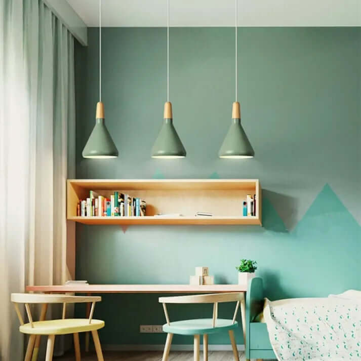 Conical Metal Pendant Lamp
