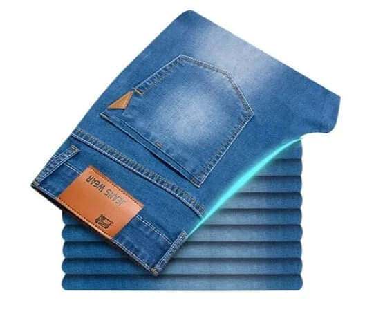 Men's Straight Leg Jeans - Durable Denim