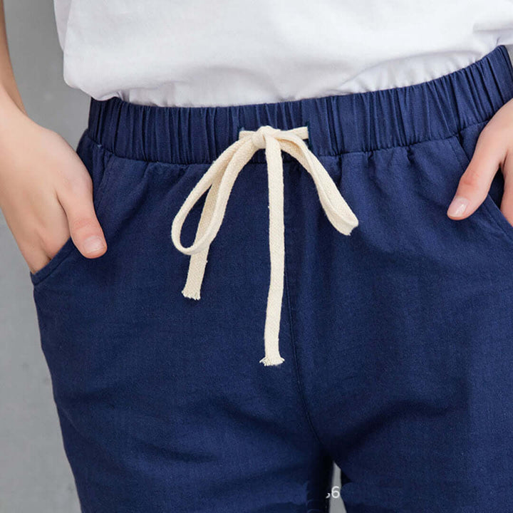 Casual Straight-Leg Trousers