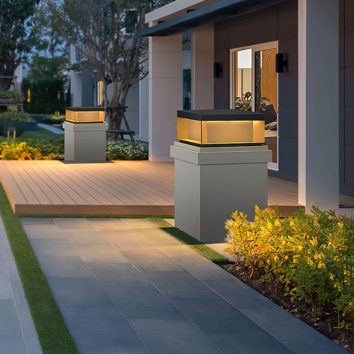 Solar Outdoor Post Light - Weatherproof IP65