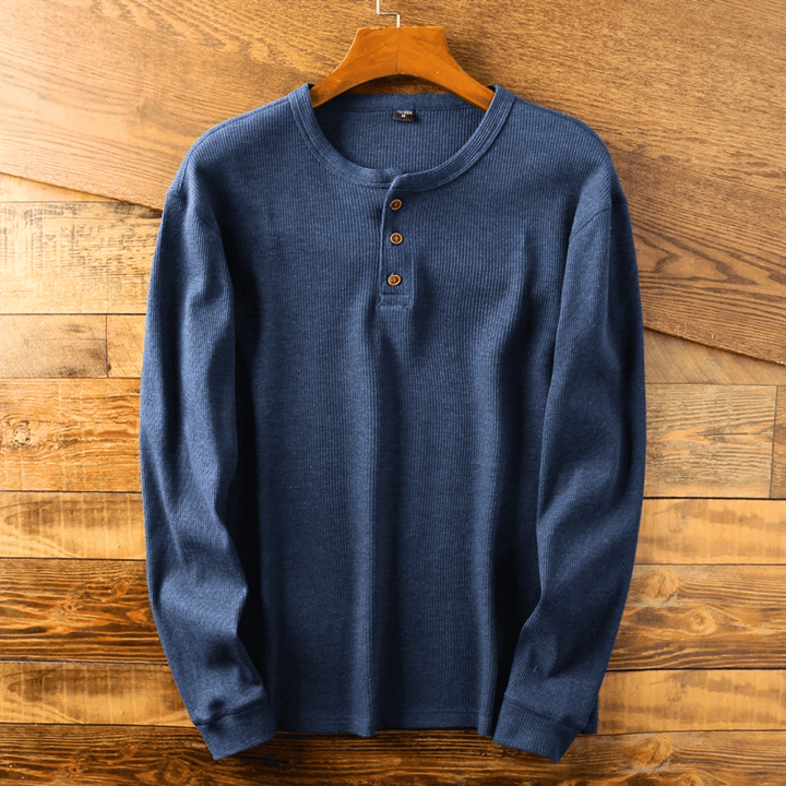 Men's Soft Henley Neck Shirt