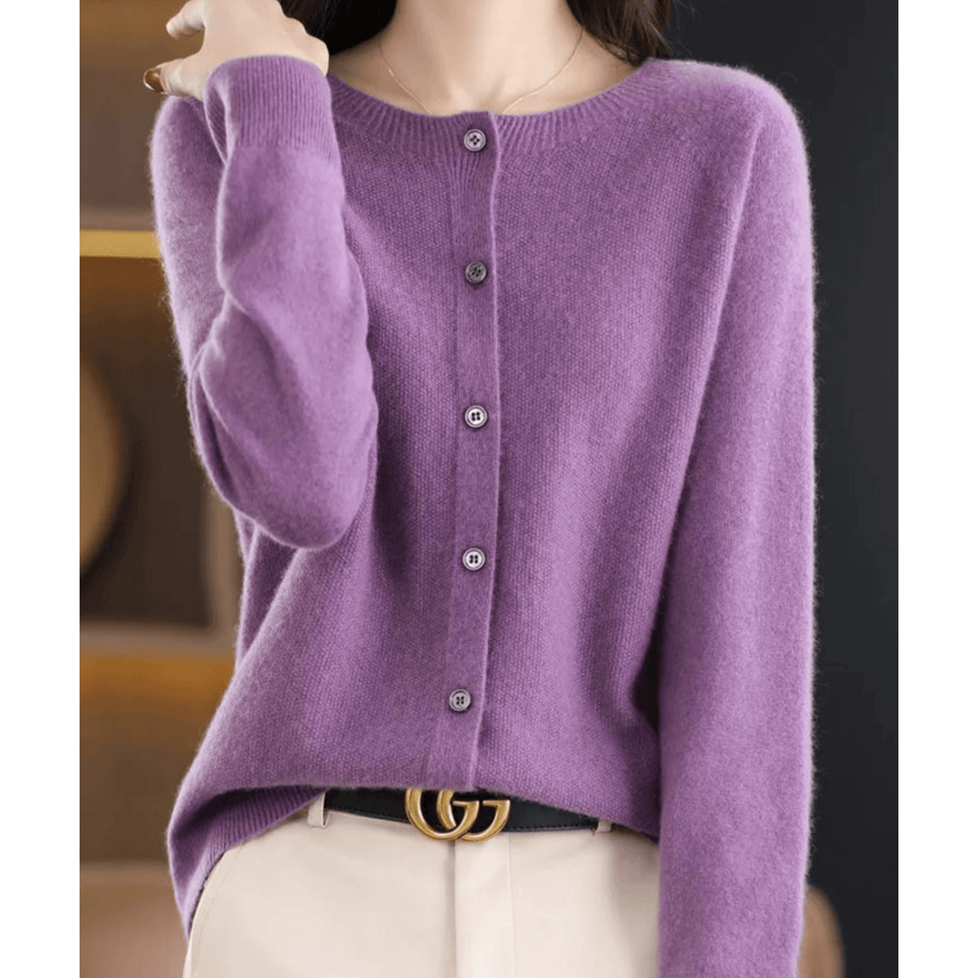 Women's Cardigan with V-Neck