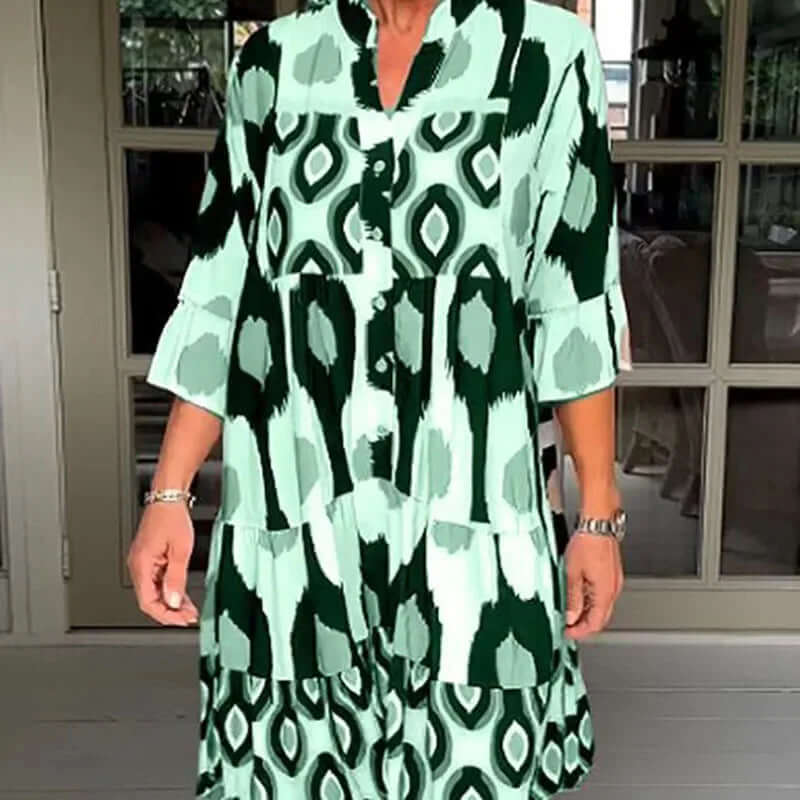 Elegant Midi Dress - Premium Material