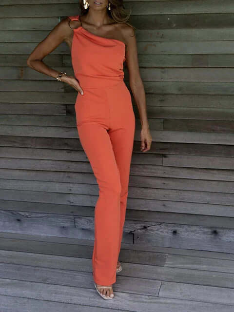 Women's Backless Sleeveless Jumpsuit