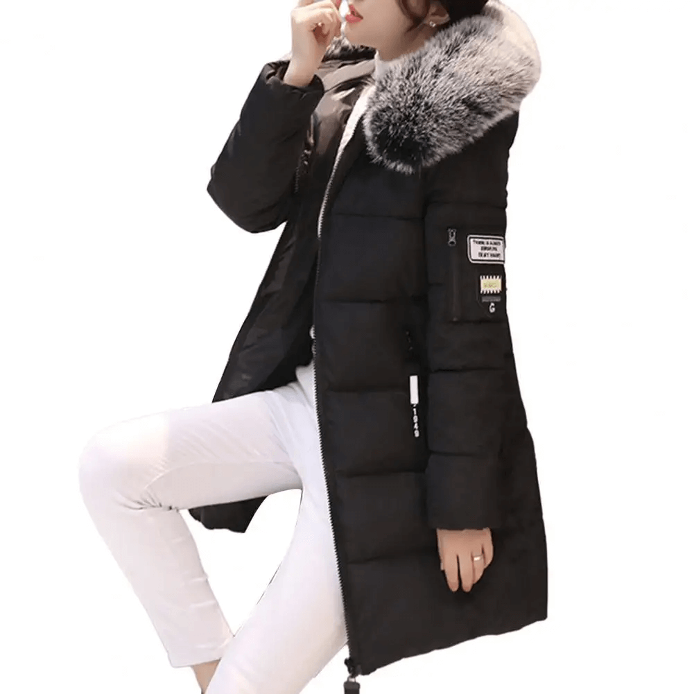 Windproof Puffer Coat for Women
