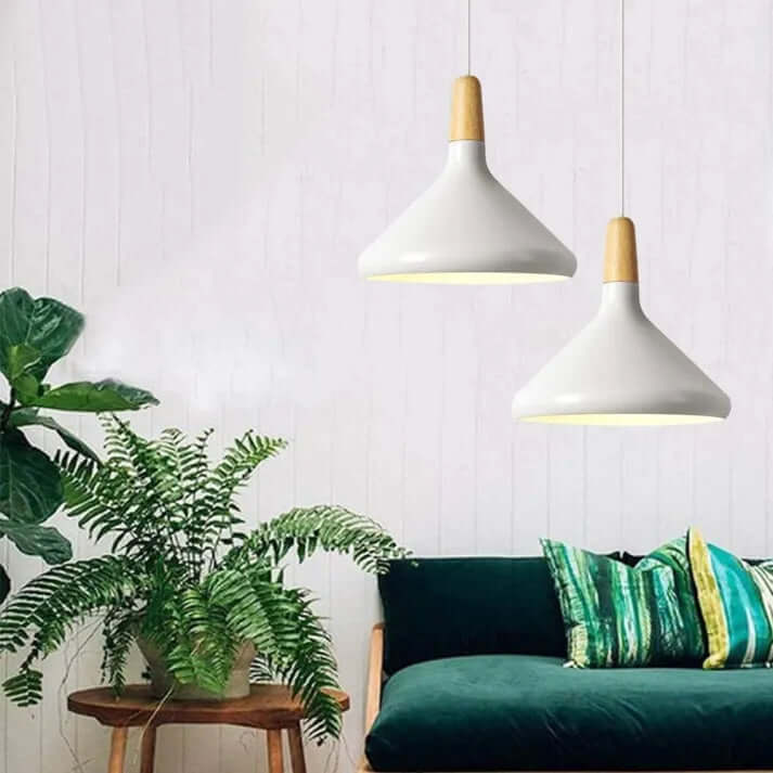 Conical Metal Pendant Lamp