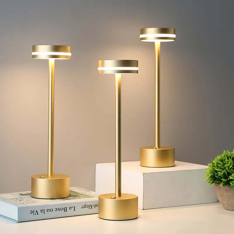 Portable LED Table Lamp with Rechargeable Battery