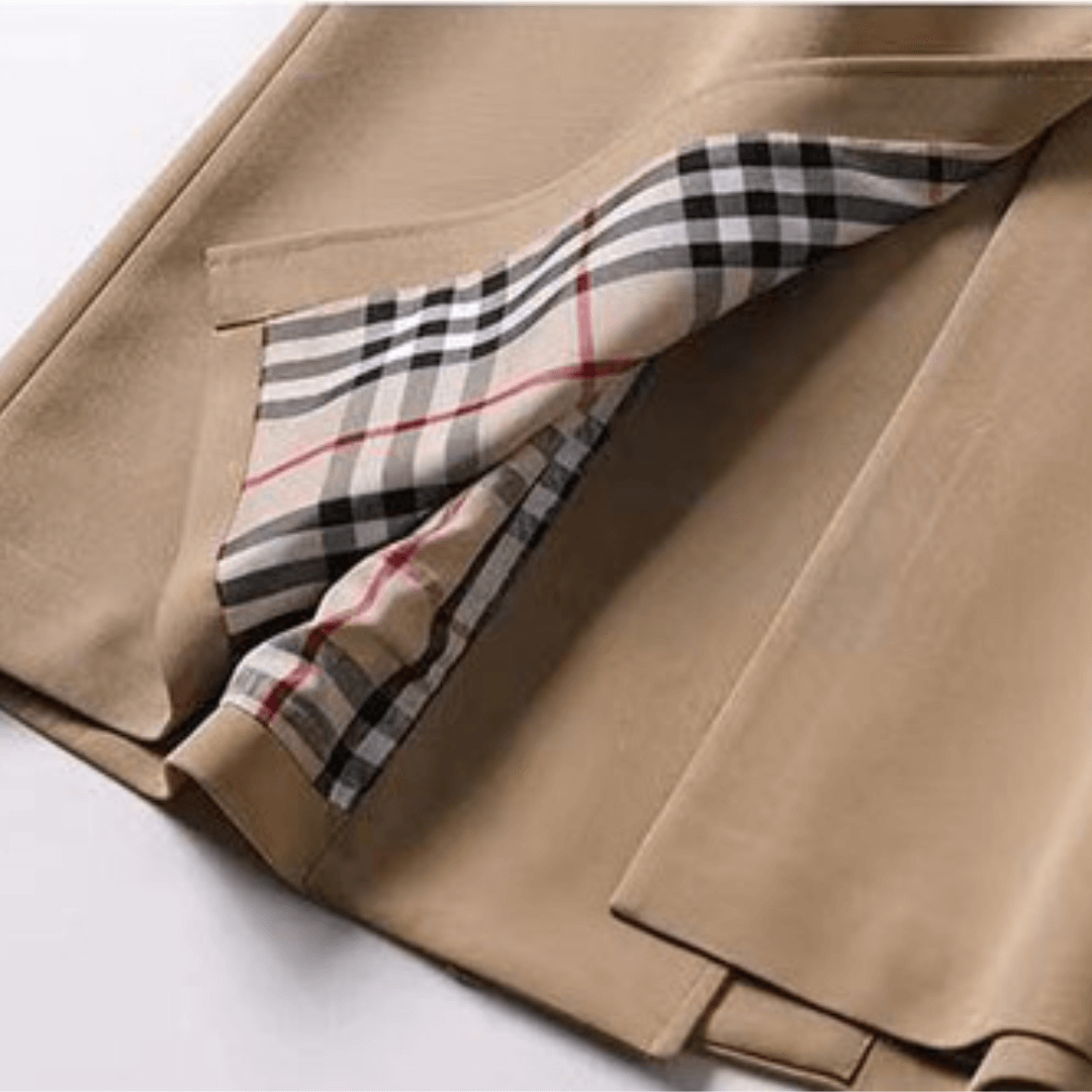 Women's Classic Double-Breasted Trench Coat