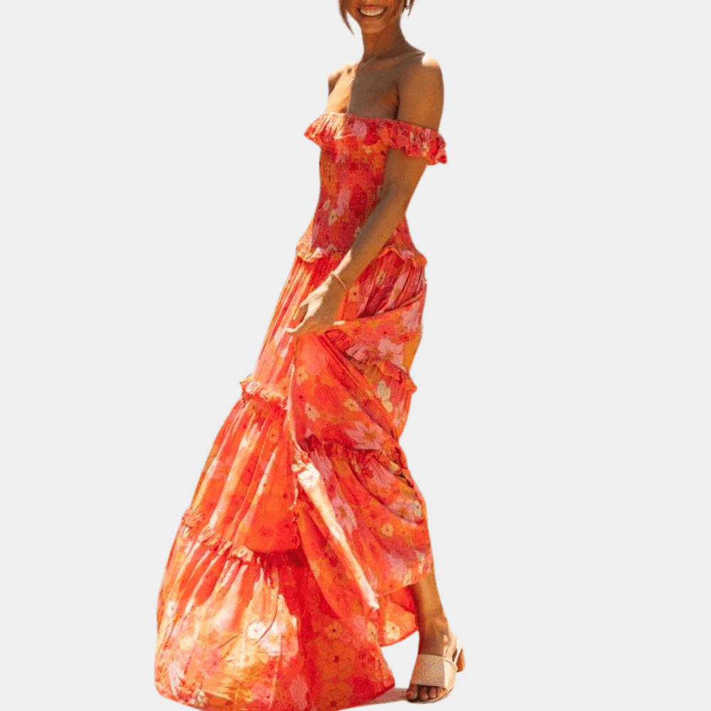 Boho Maxi Dress - Flowy Summer Dress