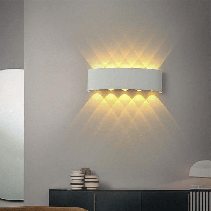 Modern LED Wall Sconce Light - Indoor/Outdoor