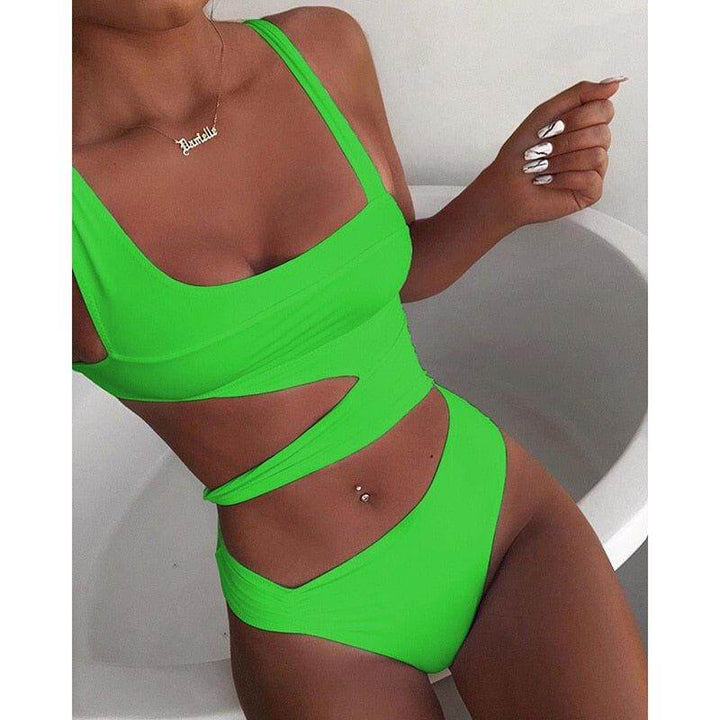 Push-Up One-Piece Swimsuit for Women