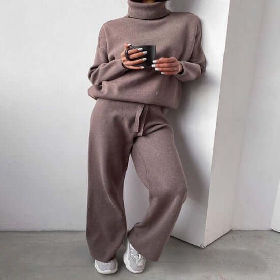 Women's Casual Knitted Sweater Set