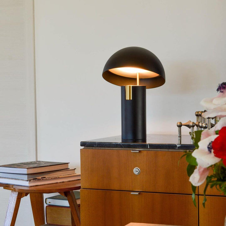 Modern Rotating Cylinder Table Lamp with LED
