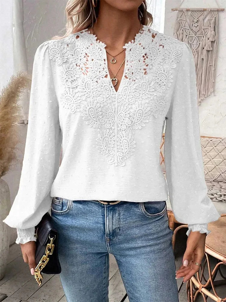 Elegant women's lightweight summer blouse, featuring an airy and chic design for women's fashion.