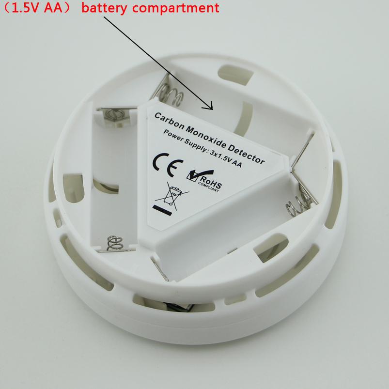 "Compact digital smoke and carbon monoxide detector with LCD display and dual detection for enhanced home safety."