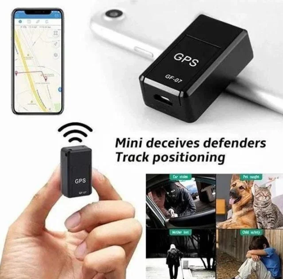 "Compact magnetic GPS tracker for bikes, discreet design, robust magnet, sleek and secure, no subscription needed."