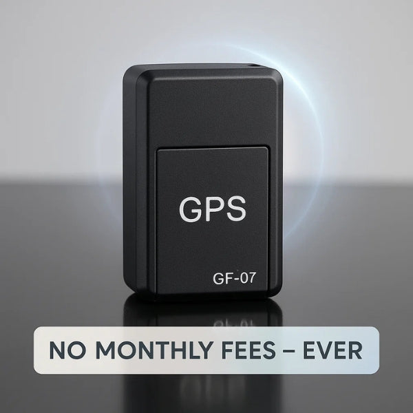 "Compact magnetic GPS tracker for bikes, discreet design, robust magnet, sleek and secure, no subscription needed."