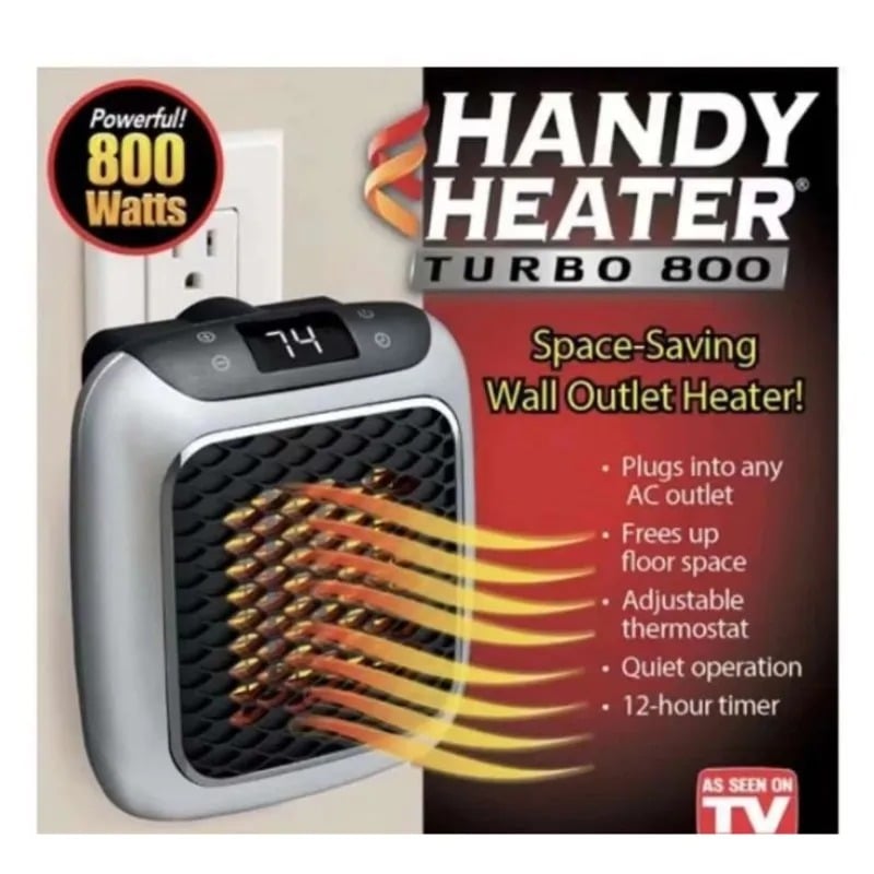 "Compact Mini Electric Radiator 800W, portable ceramic heater, sleek design, perfect for efficient home heating solutions."