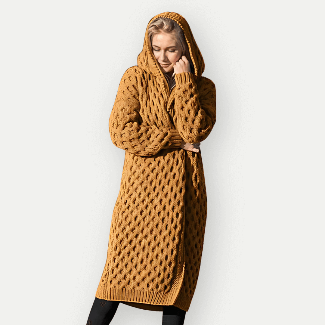Comfortable polyester hooded long sleeve women's jacket. Versatile zip-up for casual everyday fall & winter wear.